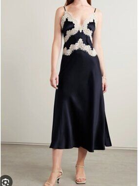 NWT Doen Obelia Dress in Navy